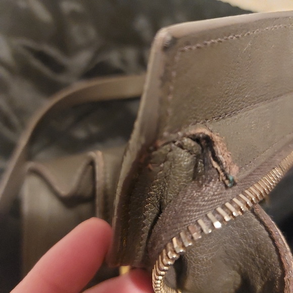 YSL 2 way-mini cabas bag in grey - Picture 5 of 17